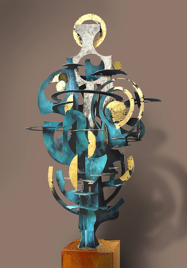 Celestial Being Outdoor Sculpture by David Sheldon | Saatchi Art