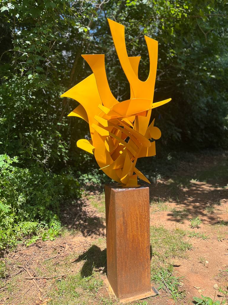 Original Abstract Expressionism Abstract Sculpture by David Sheldon