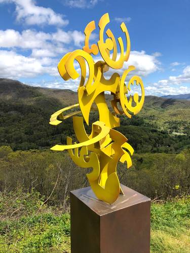 Original Abstract Sculpture by David Sheldon