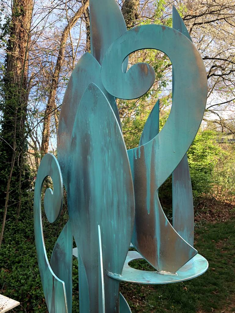 Original Abstract Nature Sculpture by David Sheldon
