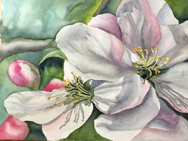 Original Expressionism Botanic Paintings by Nancy Sewell