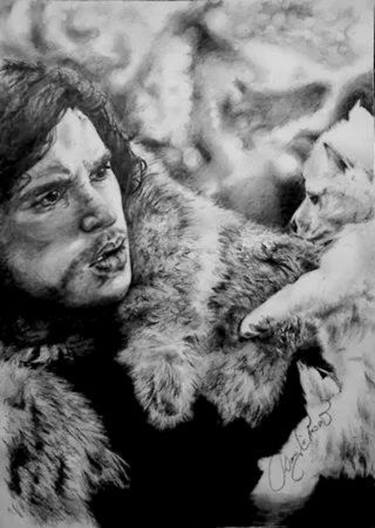 Jon Snow & Ghost thumb