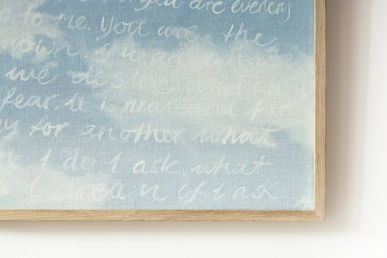 Original Figurative Calligraphy Painting by Marianne Hendriks