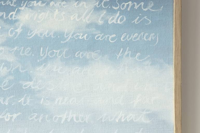 Original Figurative Calligraphy Painting by Marianne Hendriks
