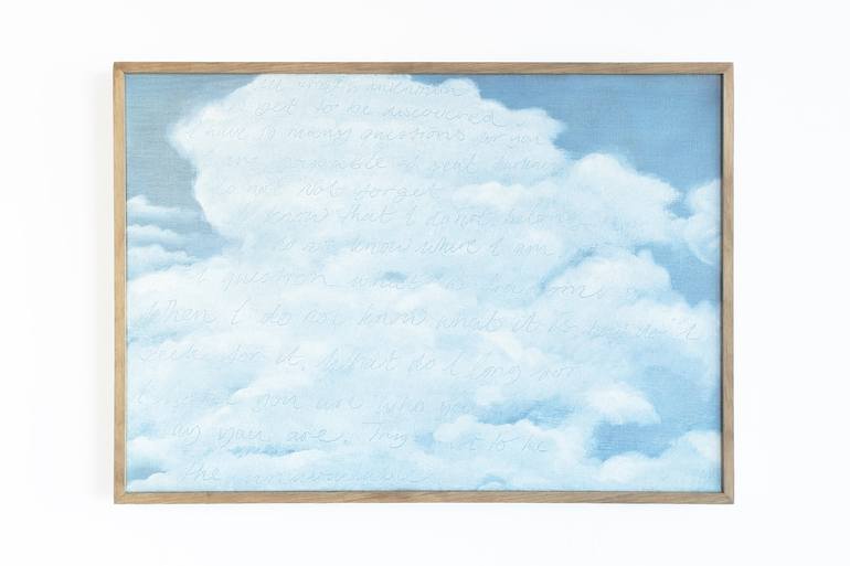 Original Conceptual Calligraphy Painting by Marianne Hendriks