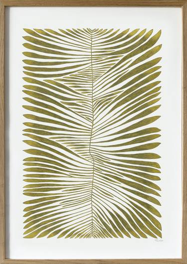 Original Fauvism Botanic Printmaking by Marianne Hendriks