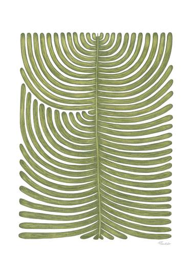Original Fauvism Botanic Printmaking by Marianne Hendriks