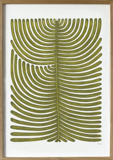 Original Figurative Botanic Printmaking by Marianne Hendriks