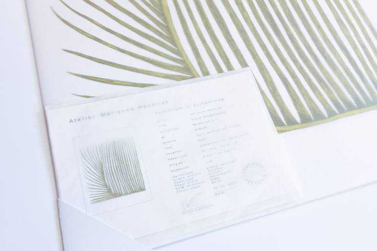 Original Figurative Botanic Printmaking by Marianne Hendriks