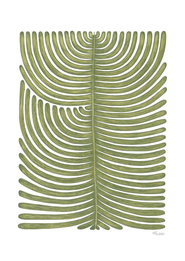 Original Fauvism Botanic Printmaking by Marianne Hendriks