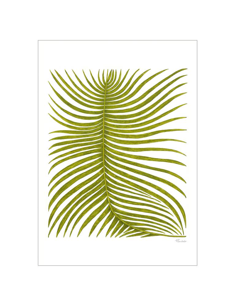 Original Fauvism Botanic Printmaking by Marianne Hendriks