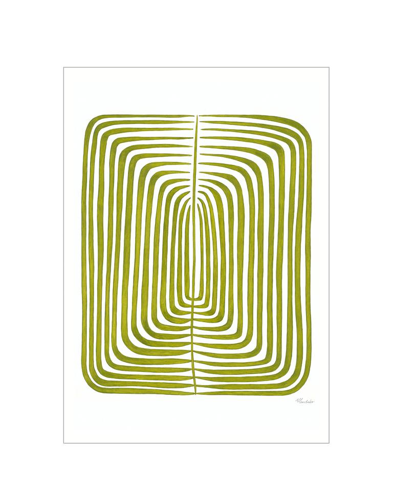 Original Fauvism Botanic Printmaking by Marianne Hendriks