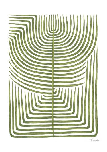 Original Fauvism Botanic Printmaking by Marianne Hendriks
