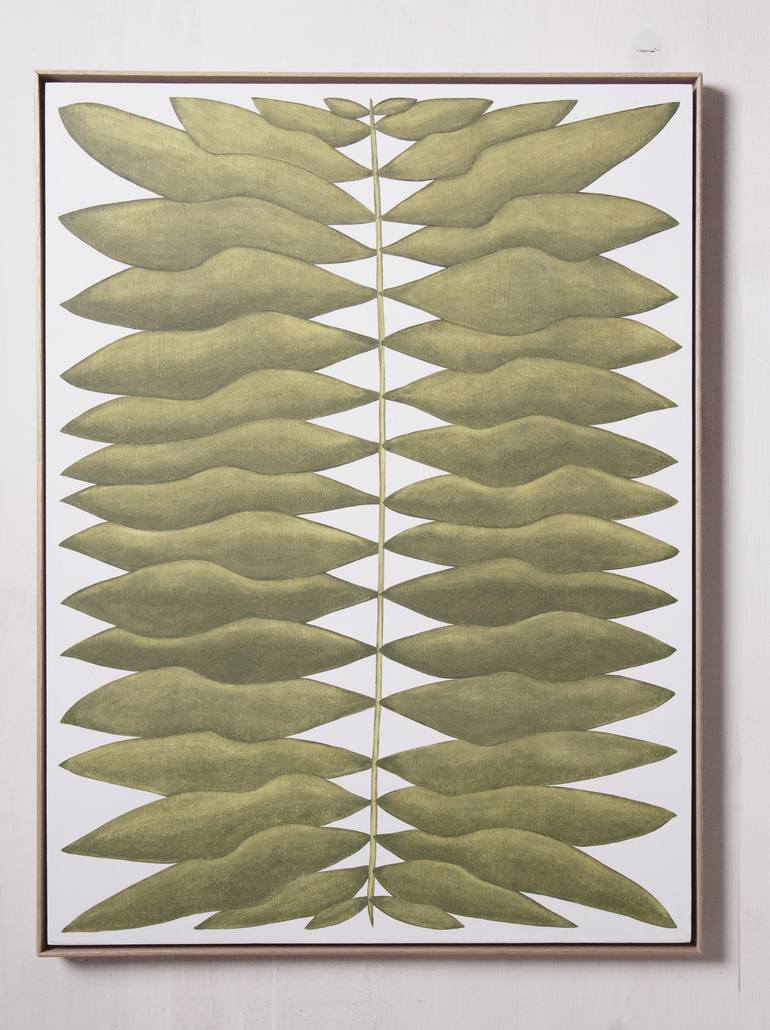 Expressus Polystichum Painting by Marianne Hendriks | Saatchi Art