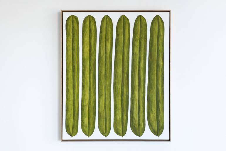 Original Conceptual Botanic Painting by Marianne Hendriks