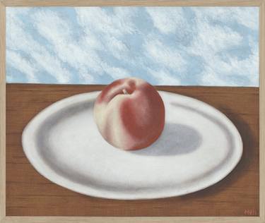 Apple on plate thumb