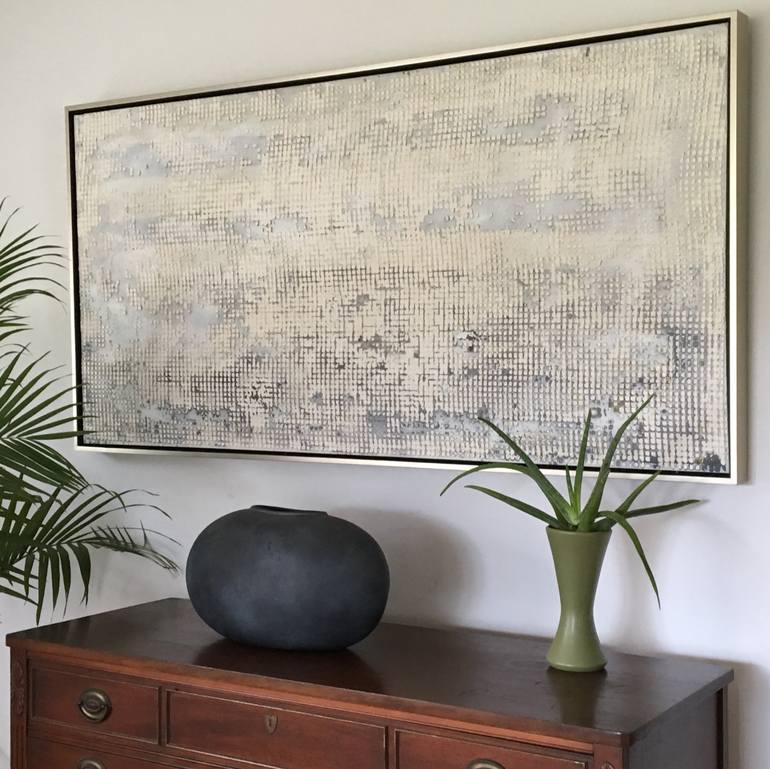 Original Minimalism Abstract Painting by JULIE ZIMMER