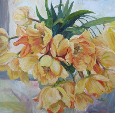 Print of Figurative Floral Paintings by Marielle Robichaud