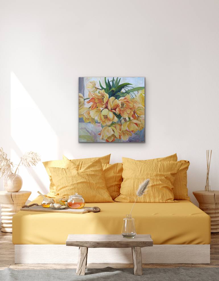 Original Floral Painting by Marielle Robichaud