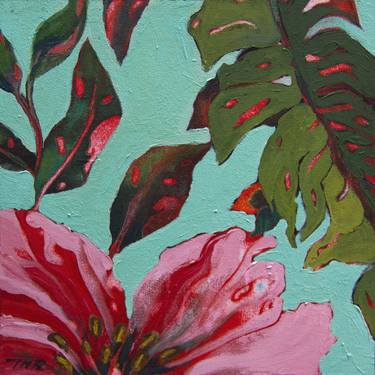 Original Figurative Floral Paintings by Marielle Robichaud