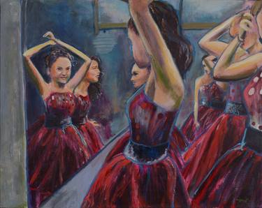 Original Figurative Performing Arts Paintings by Marielle Robichaud