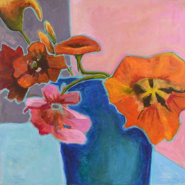 Original Figurative Floral Paintings by Marielle Robichaud