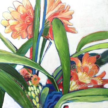 Print of Expressionism Floral Paintings by Marielle Robichaud