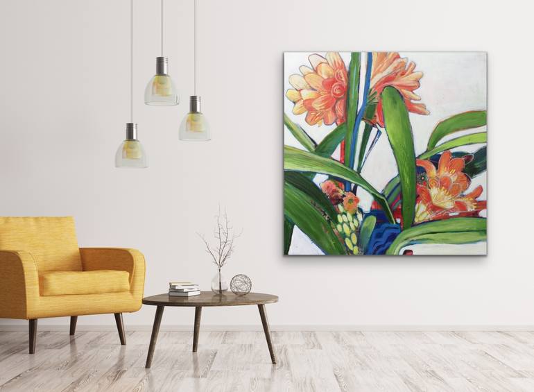 Original Floral Painting by Marielle Robichaud
