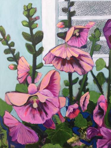 Original Garden Paintings by Marielle Robichaud