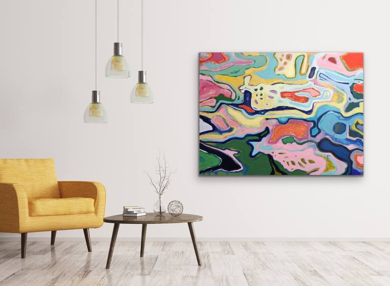 Original Abstract Painting by Marielle Robichaud