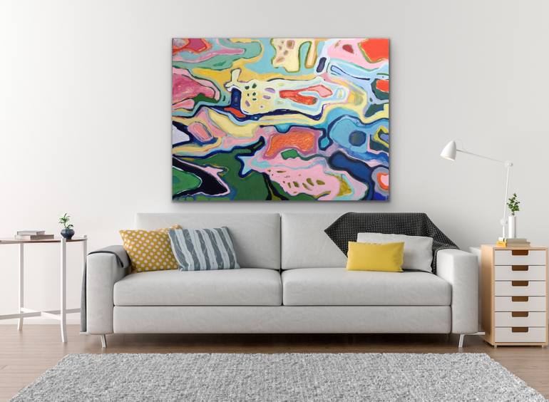 Original Abstract Painting by Marielle Robichaud