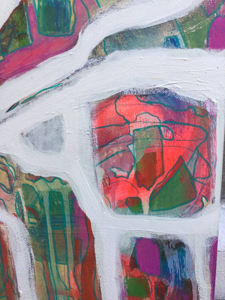 Original Abstract Expressionism Abstract Painting by Marielle Robichaud