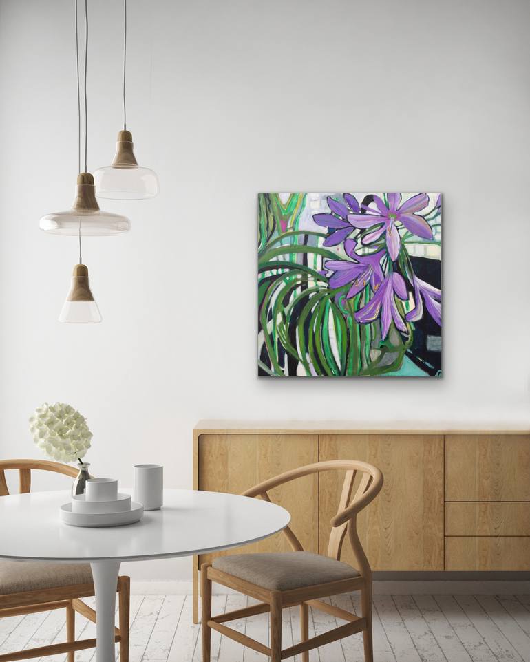 Original Floral Painting by Marielle Robichaud