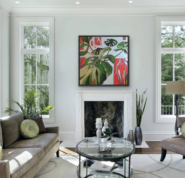 Original Expressionism Botanic Painting by Marielle Robichaud