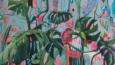 Print of Abstract Botanic Paintings by Marielle Robichaud