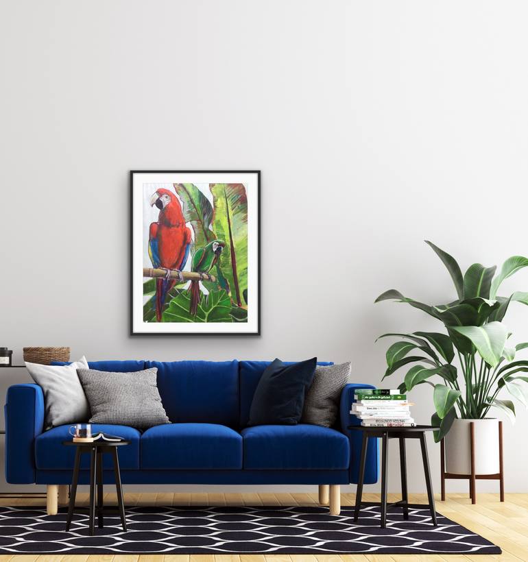 Original Expressionism Nature Painting by Marielle Robichaud