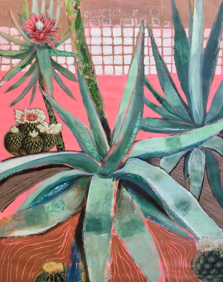 Print of Figurative Garden Paintings by Marielle Robichaud