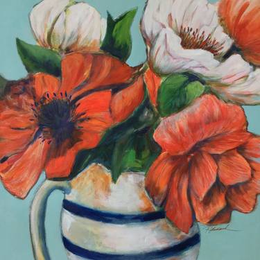 Original Floral Paintings by Marielle Robichaud