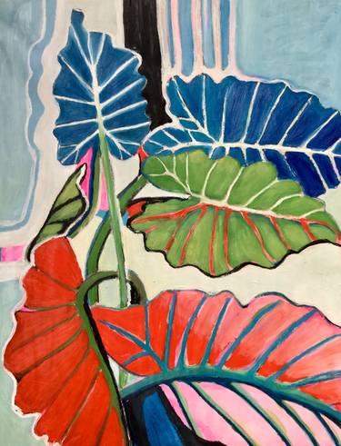 Original Expressionism Botanic Paintings by Marielle Robichaud