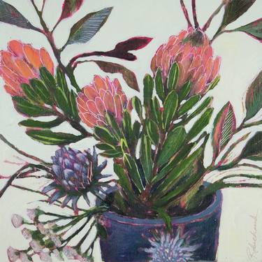 Print of Contemporary Floral Paintings by Marielle Robichaud