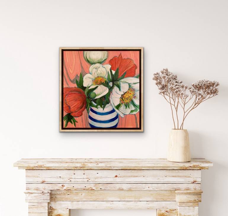 Original Contemporary Floral Painting by Marielle Robichaud
