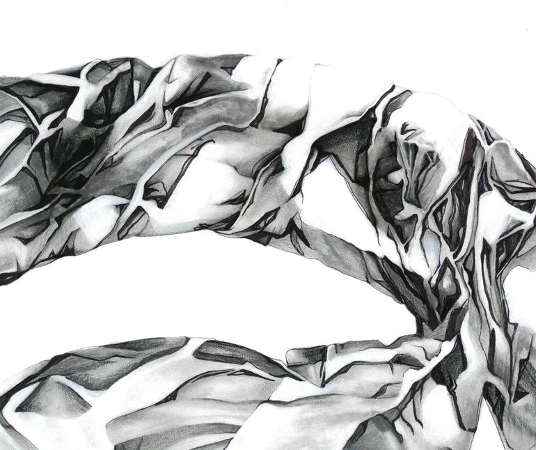 Original Other Abstract Drawing by Hannah Sarfraz
