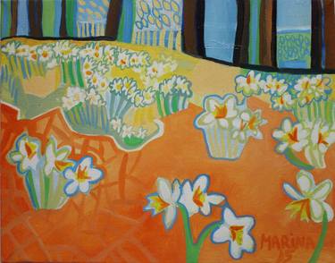 Spring Garden Painting By Marina Popska Saatchi Art