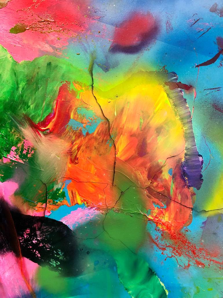 Original Color Field Painting Abstract Painting by Alain Donate