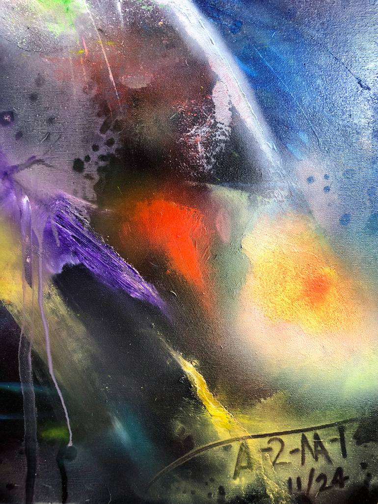 Original Color Field Painting Abstract Painting by Alain Donate