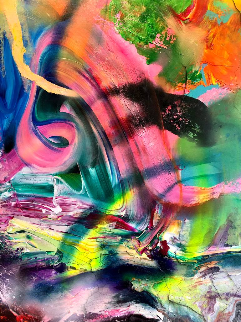 Original Color Field Painting Abstract Painting by Alain Donate