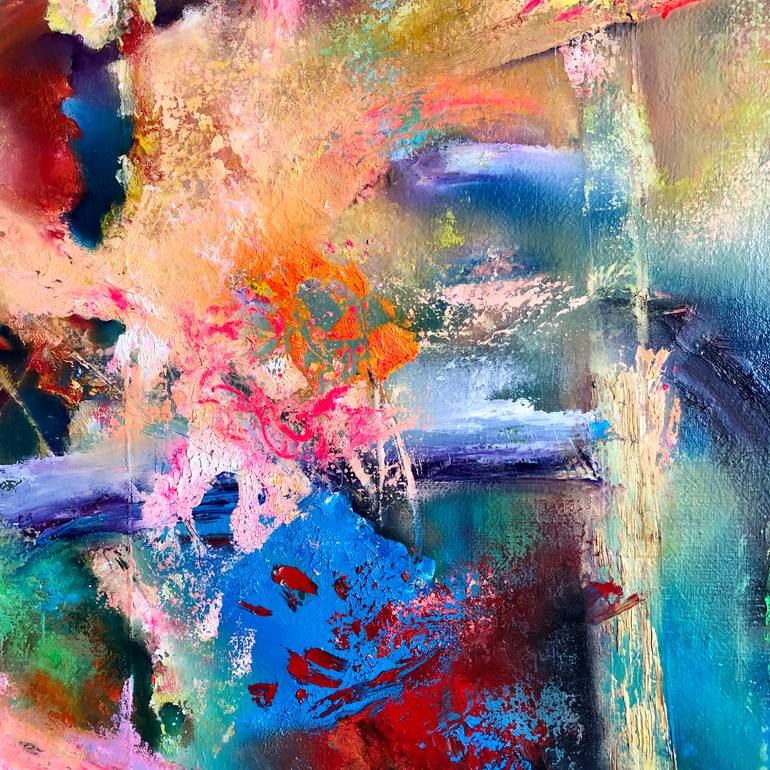 Original Color Field Painting Abstract Painting by Alain Donate