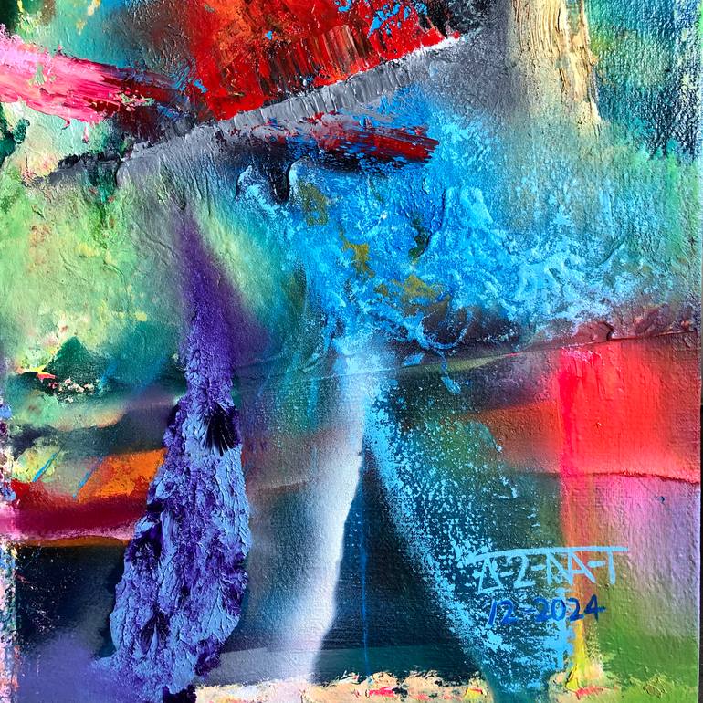 Original Color Field Painting Abstract Painting by Alain Donate
