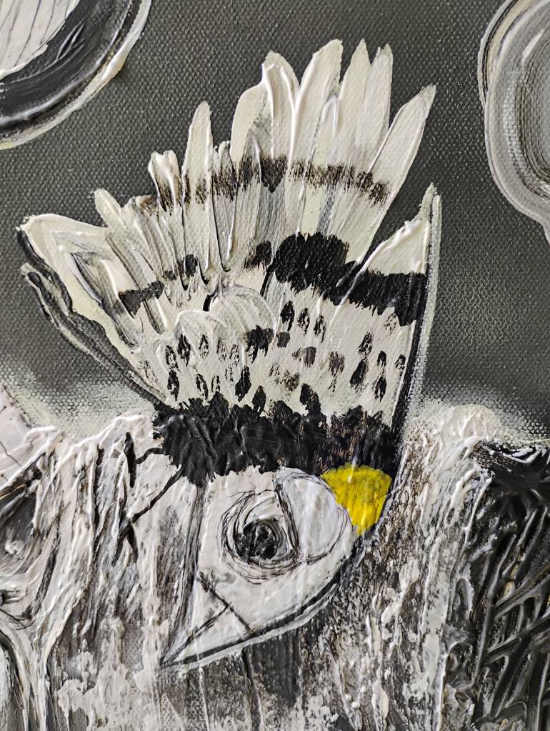 Original Abstract Expressionism Animal Painting by Alain Donate