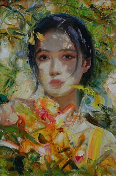 Original Portrait Paintings by Khanlar Asadullayev